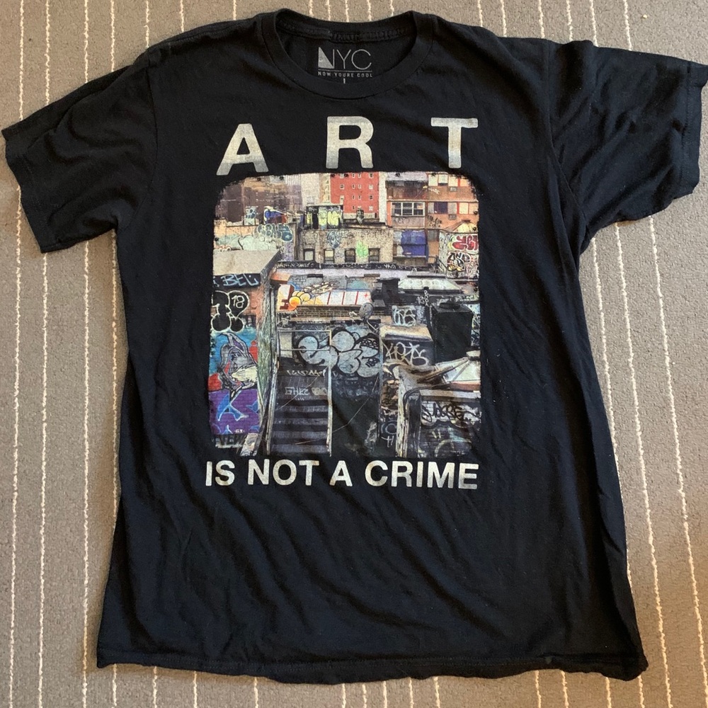 NYC Graffiti-Art is not a crime T shirt